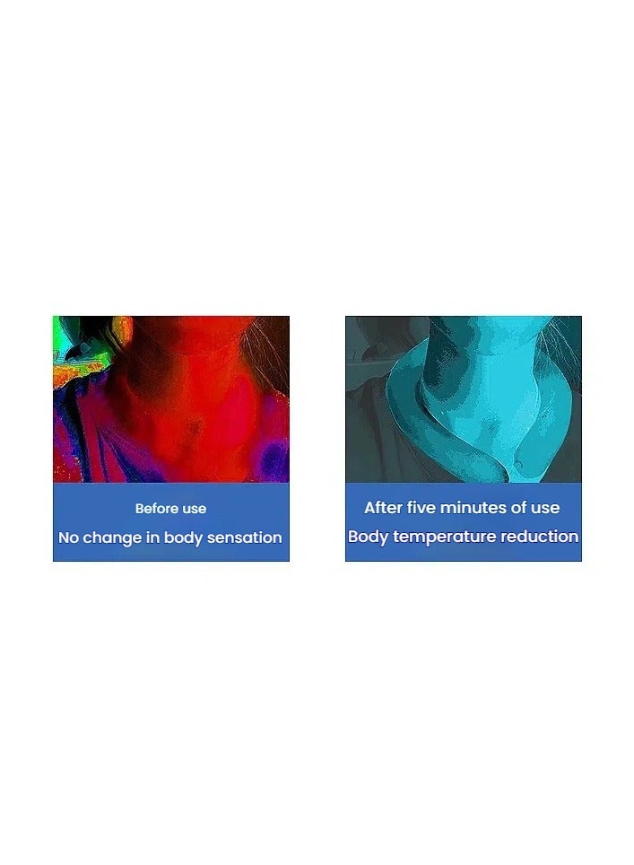 Generic Cooling Magic Ring-PCM Ice Neck Tube - No-Charge Reusable Cooling for Summer Outdoor Heat-Automatically freezes below 28°C-white - Image 5