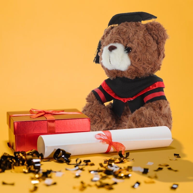 🧸 دب تخرج ناعم لطيف هدية مثالية للطلاب - Image 4
