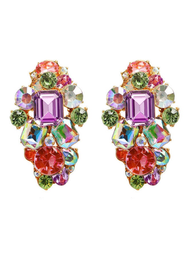 NIBEMINENT Stone Studded Dangle Earrings - Image 1