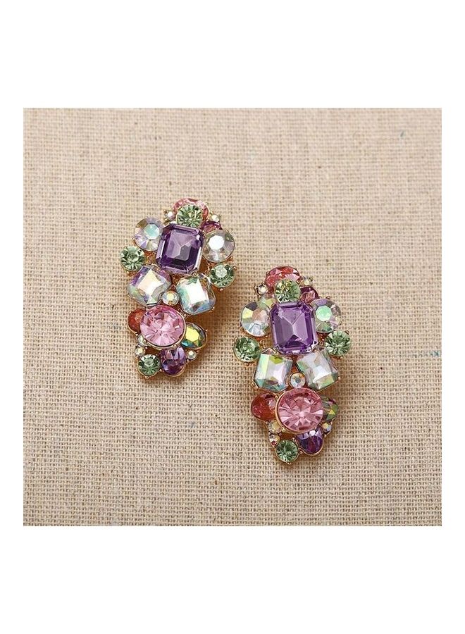 NIBEMINENT Stone Studded Dangle Earrings - Image 5