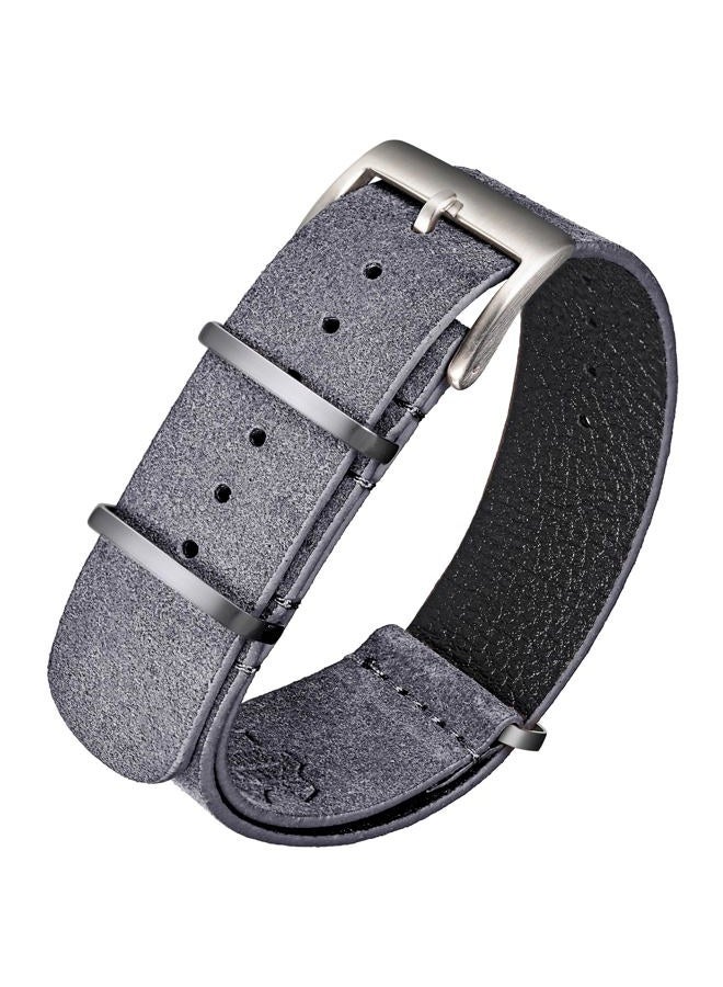 TORBOLLO Suede Leather Watch e Piece Military Watch Strap Vintage Tone 18 20 22mm Replacement Winding for Men Women, 20MM, No - Image 1