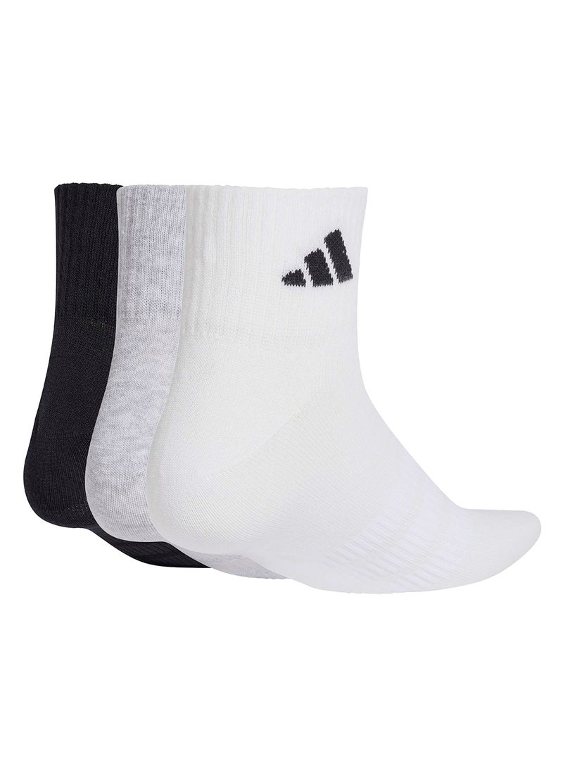 Adidas Thin&Light Sportswear Ankle Socks 3 Pair Pack - Image 4