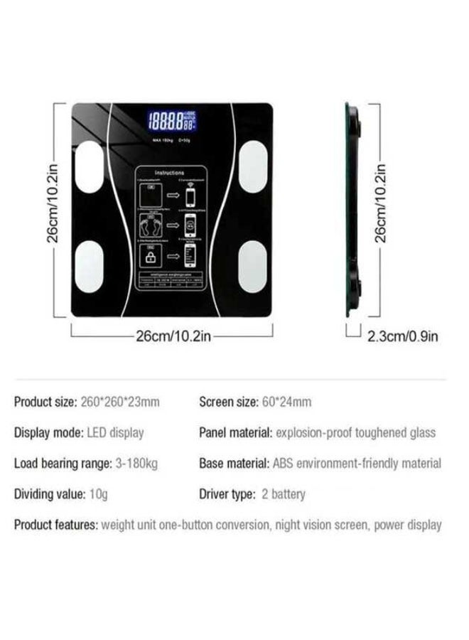 Smart digital weighing and fat scale bathroom smart weighing machine body fat scale smartphone app weighing scale - Image 2
