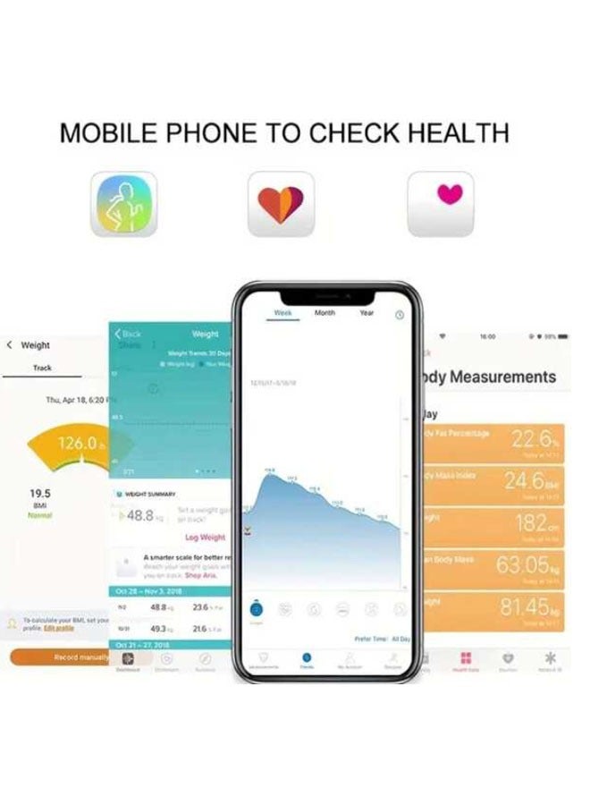 Smart digital weighing and fat scale bathroom smart weighing machine body fat scale smartphone app weighing scale - Image 3