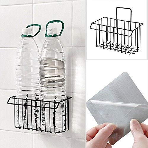 UK Enterprise New Stainless Steel Wall Hanging Bathroom Shower Caddy Basket Shelf for Bathroom Sink Sponge Holder, Shampoo, Conditioner, Liquid and Toothbrush Holder with Kitchen Towel Rack Stand - Image 3