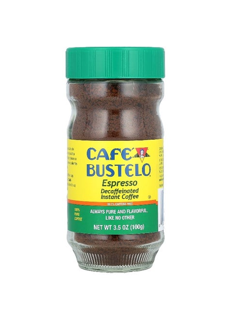 Café Bustelo, Espresso, Decaffeinated Instant Coffee, 3.5 oz (100 g)