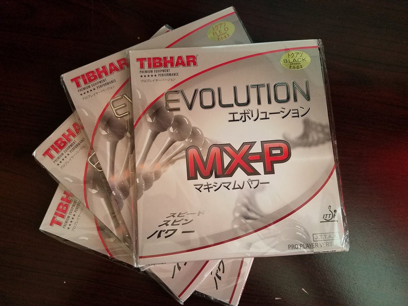Tibhar Evolution MX-P 2.1-2.2 Table Tennis Rubber Ping Pong (Red, 2.1-2.2) - Image 4