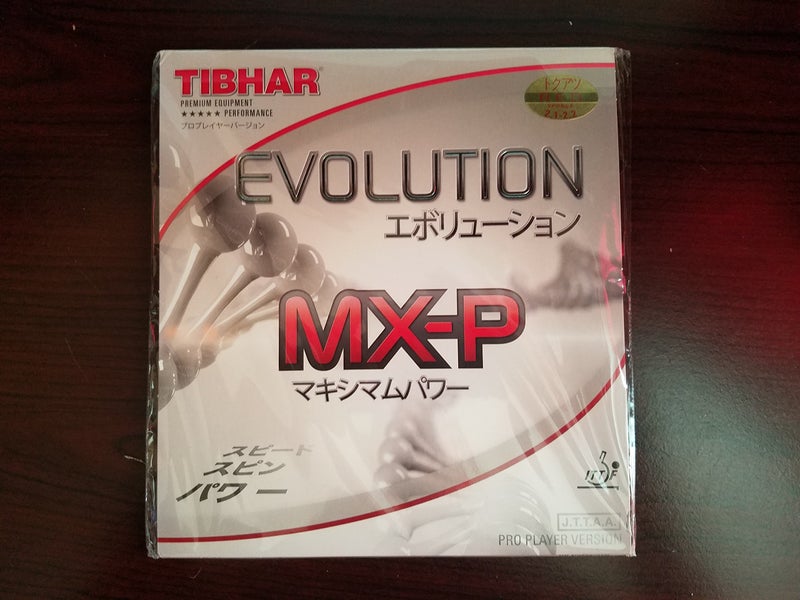 Tibhar Evolution MX-P 2.1-2.2 Table Tennis Rubber Ping Pong (Red, 2.1-2.2) - Image 1