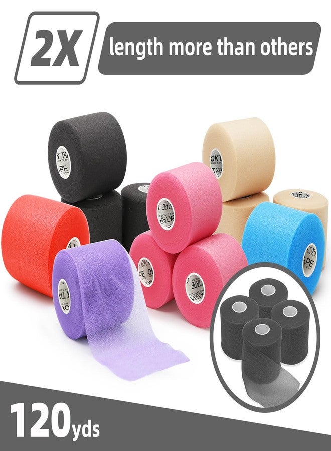OK TAPE Pre Wrap Tape (4-Rolls, 120 Yards) - Athletic Foam Underwrap for Sports, Protect for Ankles Wrists Hands and Knees, 2.75 Inches - White - Image 3
