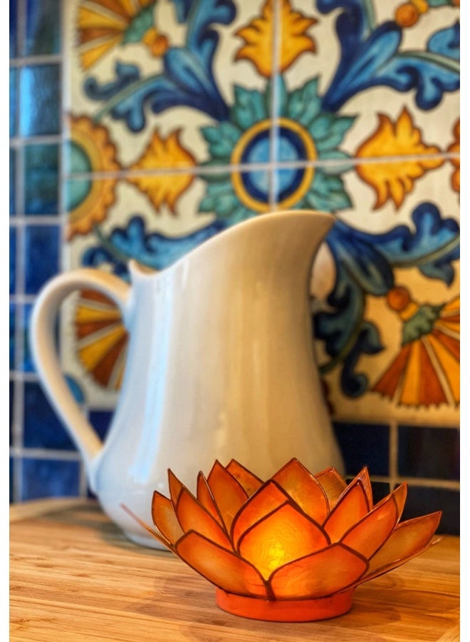 Lotus Tea Light Mango  - Image 3