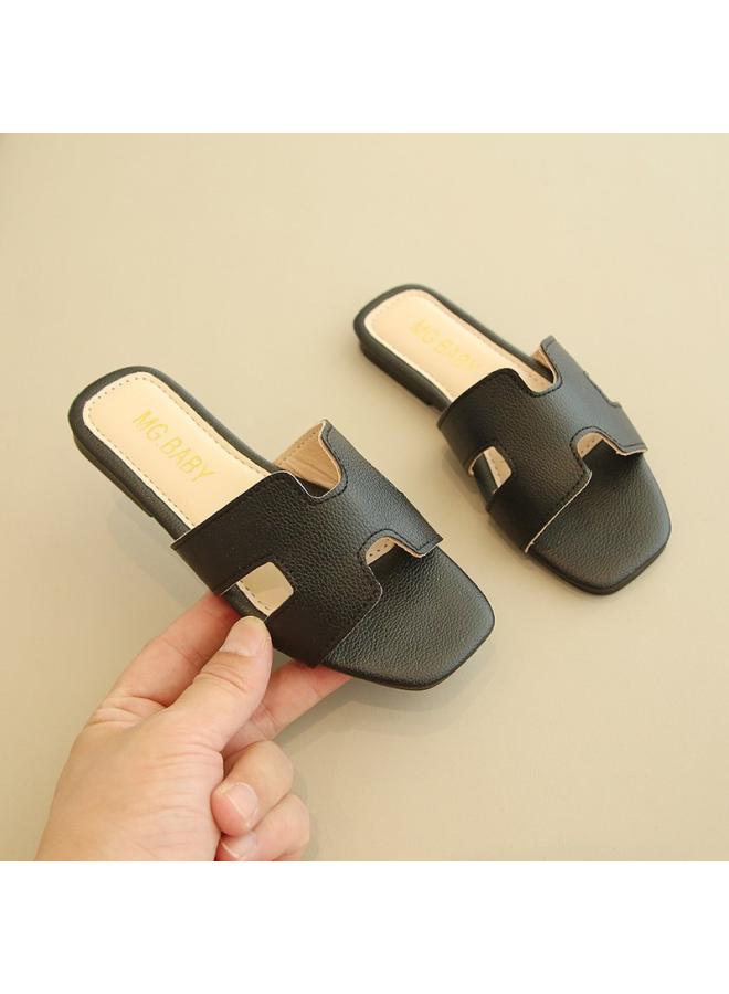 Girls Roman Sandals Summer New Children's Shoes Princess Shoes Korean Style Soft Soled Beach Shoes Slippers Fashionable - Image 3