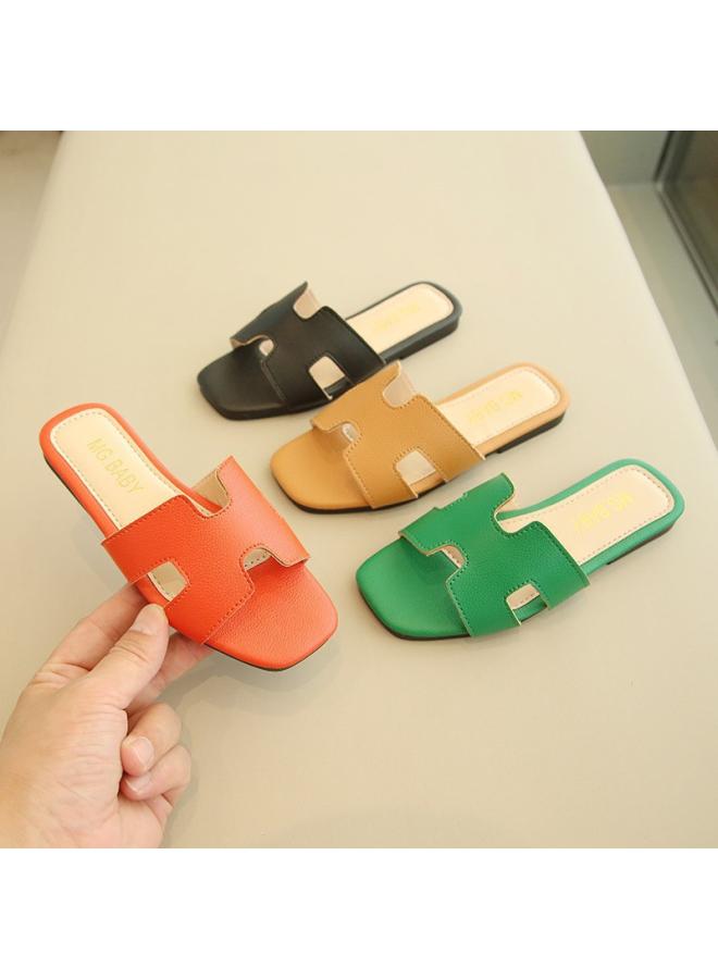 Girls Roman Sandals Summer New Children's Shoes Princess Shoes Korean Style Soft Soled Beach Shoes Slippers Fashionable - Image 2