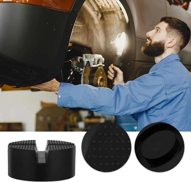 Rubber Jack Pad Anti-Slip Support Block 100mm Universal Floor Jack Rubber Cushion Vehicle Lift Pad for Car and Rv Jacking - Image 3