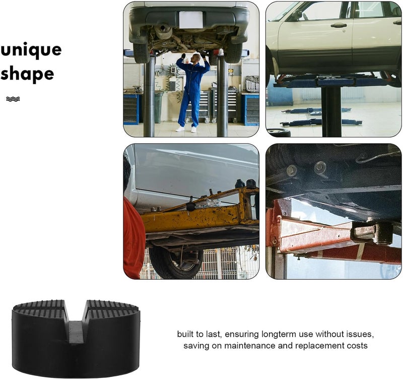 Rubber Jack Pad Anti-Slip Support Block 100mm Universal Floor Jack Rubber Cushion Vehicle Lift Pad for Car and Rv Jacking - Image 5