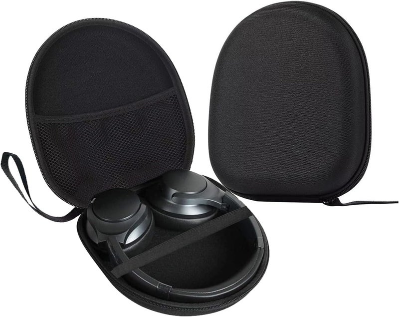 VERTUS® Headphone Carrying Hard Storage Bag Case Cover for Sony MDR-ZX110A / MDR-ZX110AB / MDR-ZX110AP / MDR-ZX110 / MDR-ZX110NC / MDR-ZX310AP / MDR-XB450AP (Black) - Image 1