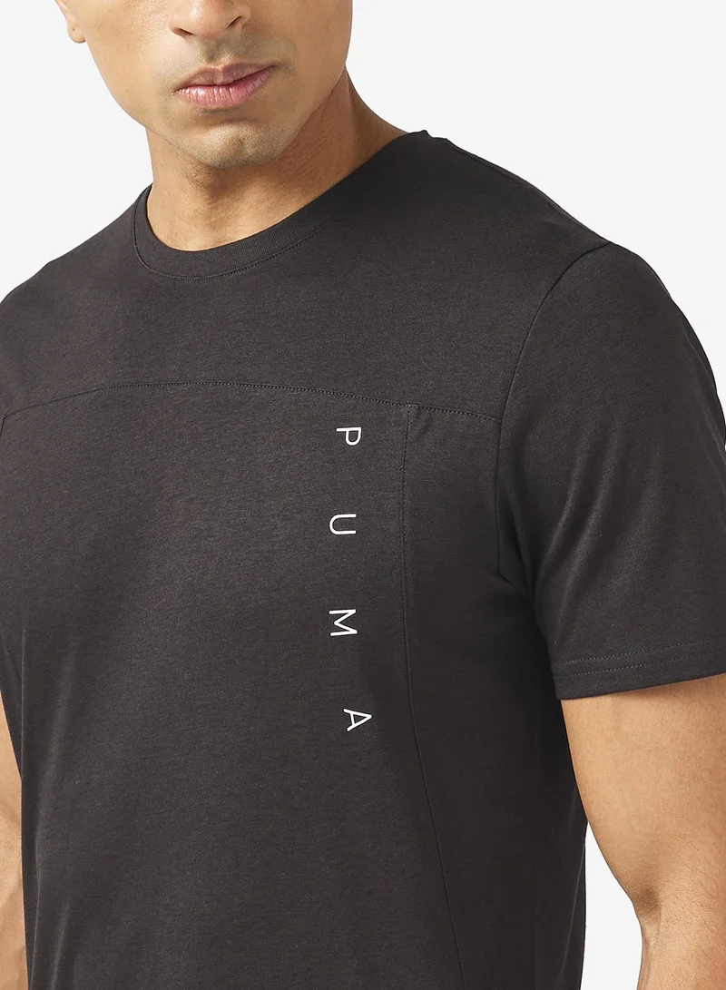 PUMA puma black Tad Tech Triblend T-Shirt for Men | Best Price UAE