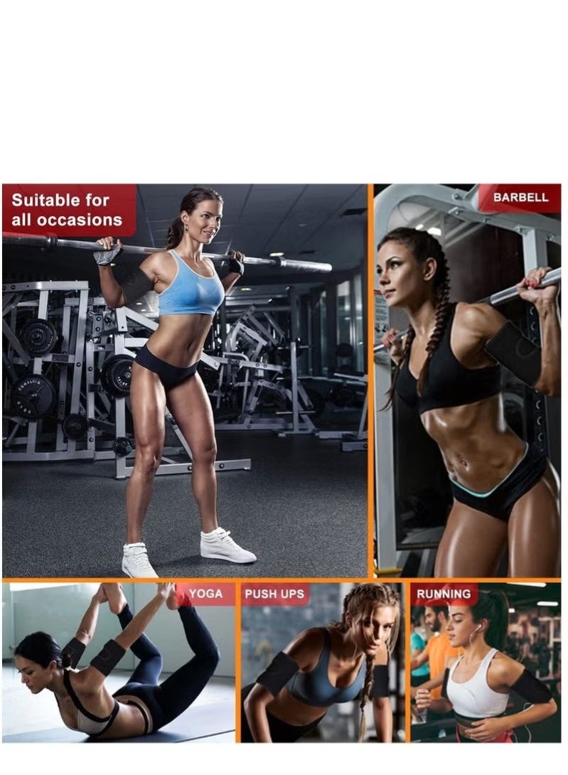 XUN Sweat Arm Band, Sweat Arm Shaping Band, Arm Trimmer for Women and Men, Fitness Running Sweat Slim Body Shaper for Weight Loss and Sports Workouts (2 Count) - Image 4