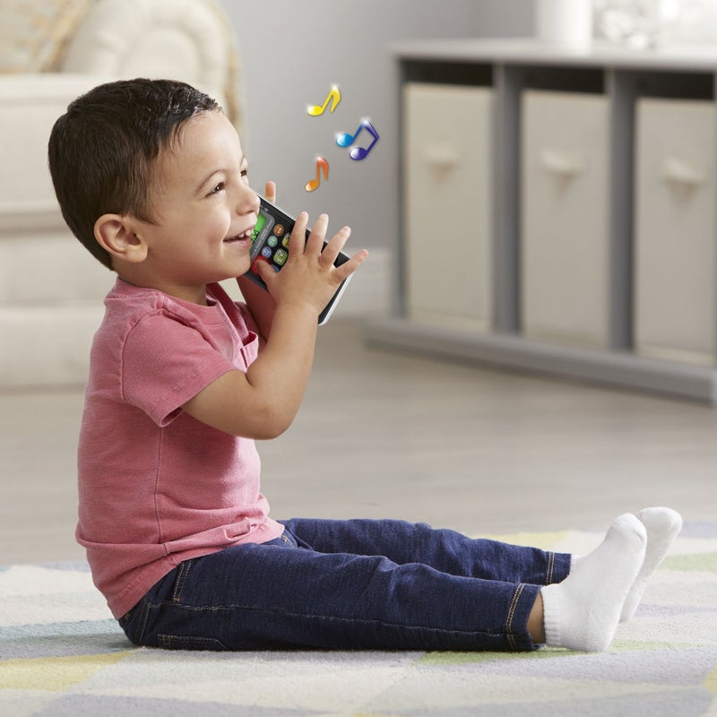 LeapFrog هاتف ليب فروغ الدردشة والعد بالإيموجي، أسود - Image 5