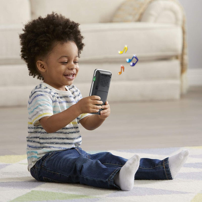 LeapFrog هاتف ليب فروغ الدردشة والعد بالإيموجي، أسود - Image 4