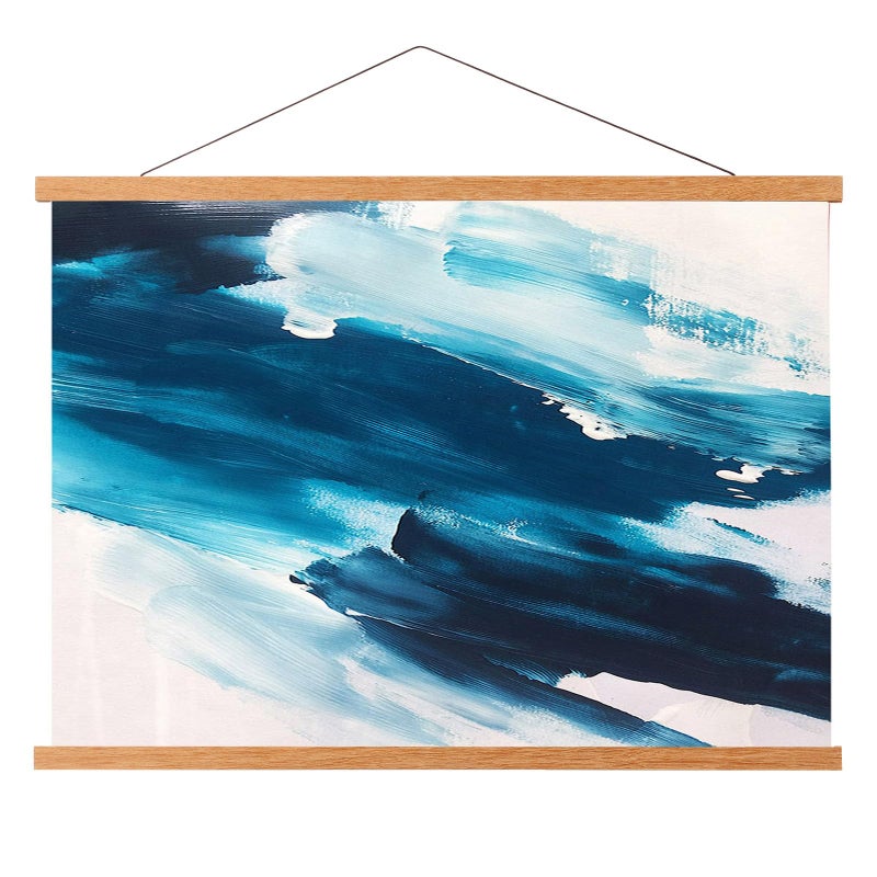 Falamon Magnetic Poster Hanger Frame 24x36 24x18 17x24 Teak Wood Magnet Poster Frame للملصقات يطبع الصور صور خرائط مخفوط وأعمال فنية قماش القماش - Image 1