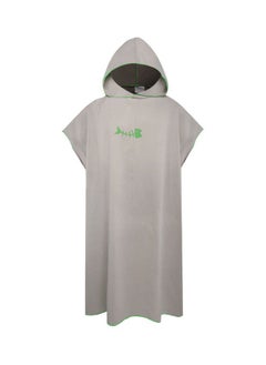 NIBEMINENT Microfiber Quick-Dry Poncho Towel With Hood 42.9x34.6inch 