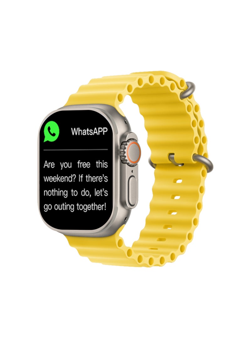 Newest Smartwatch Ultra Series 8 for Men and Women NFC Bluetooth Calling Wireless Charging 2 Inch HD Screen Fitness Tracker Bracelet - Image 2