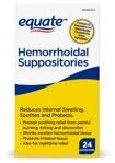 Equate Hemorrhoidal Suppositories 24 Ct by Equate Pack of 3 - Image 2