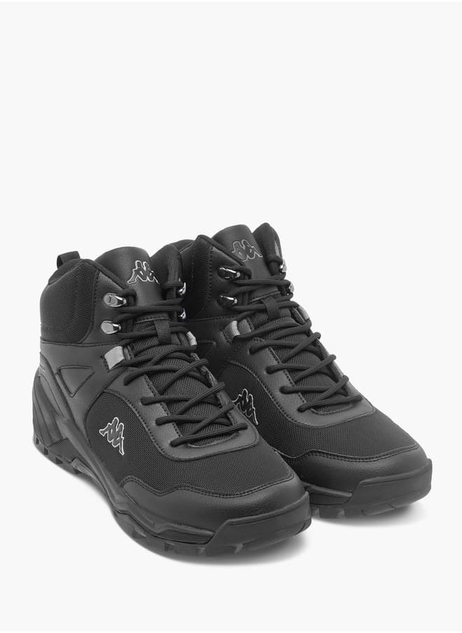 Kappa Mens Logo Detail Boots with Lace-Up Closure  - Image 1