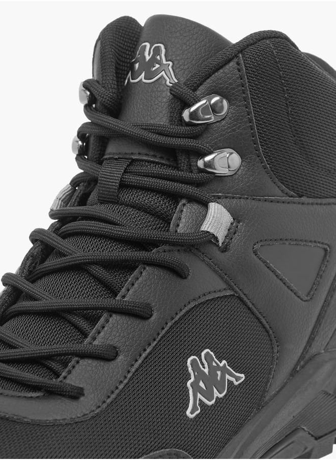 Kappa Mens Logo Detail Boots with Lace-Up Closure  - Image 3