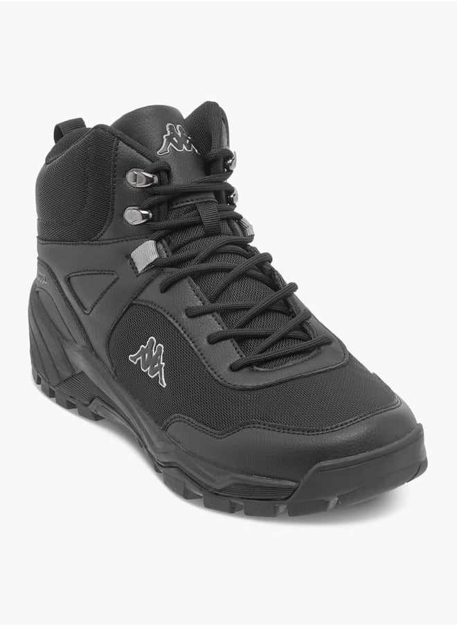 Kappa Mens Logo Detail Boots with Lace-Up Closure  - Image 2