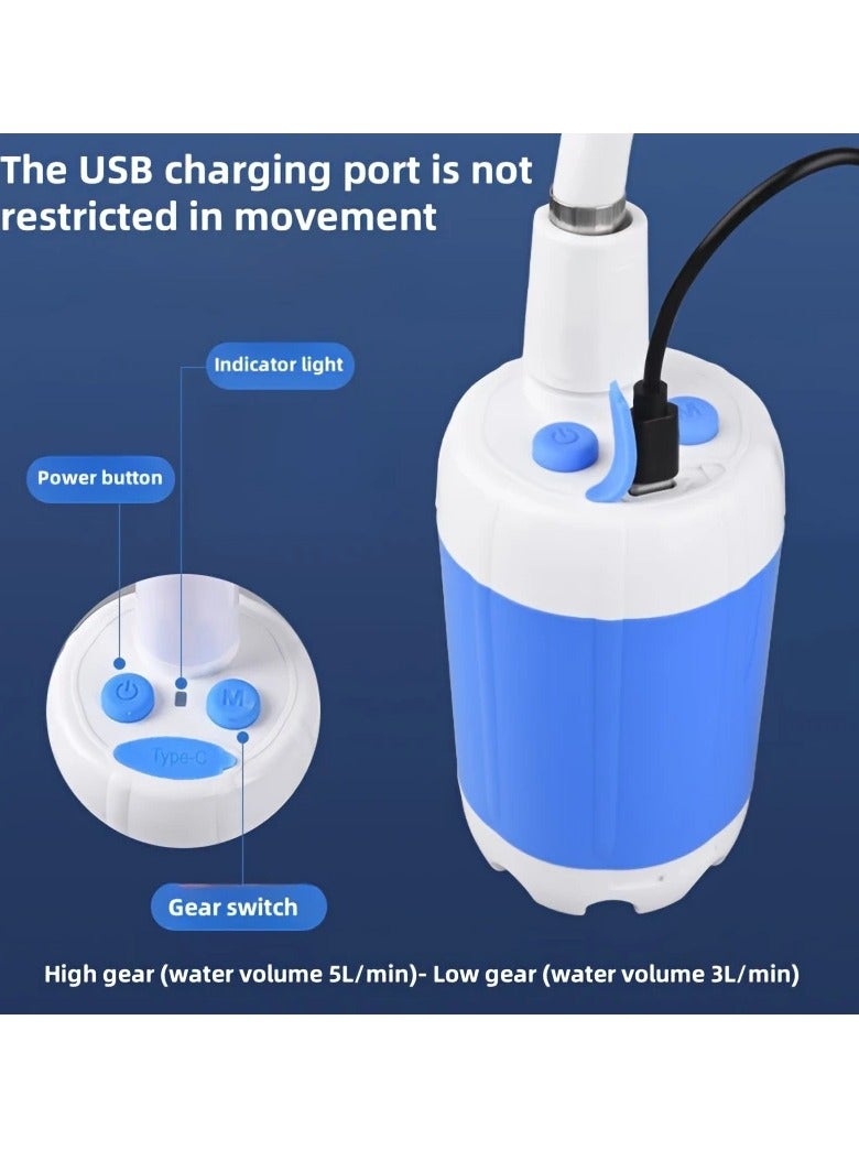M MIAOYAN Portable Rechargeable Shower Kit | Wireless Camping Shower Pump for Bathing, Hiking, Car Wash & Pet Cleaning  - Image 3