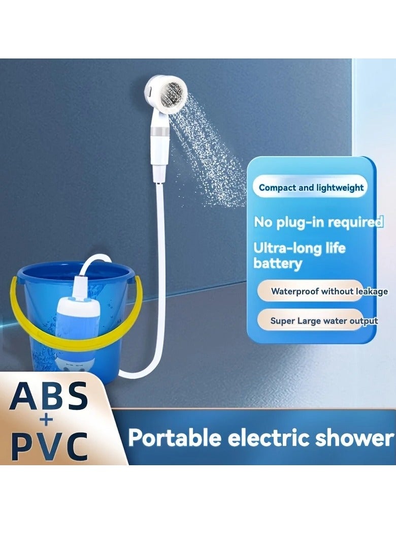 M MIAOYAN Portable Rechargeable Shower Kit | Wireless Camping Shower Pump for Bathing, Hiking, Car Wash & Pet Cleaning  - Image 4
