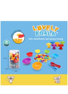 Counting Matching Game with Sorting Cups Color Classification and