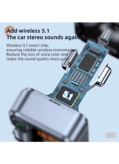 EzzySo Car Bluetooth Adapter - Car Fast Charger - MP3 Music Player - Wireless Radio Adapter- FM Transmitter - Car Kit - Car Accessories  - Image 4