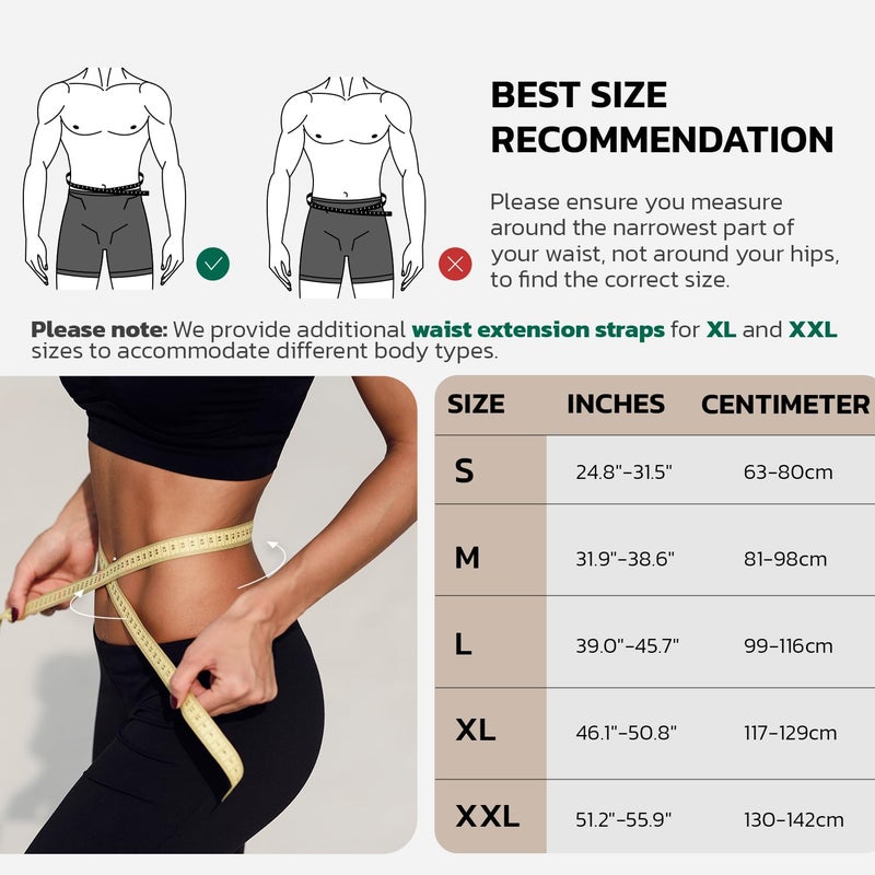 aoFIT Back Brace for Men Lower Back Pain Women Relief with 360-Degree Biochemical Hug Support without Suspenders Back Support Belt Soft Breathable Fabric Lumbar Support for Herniated Disc Sciatica S - Image 4