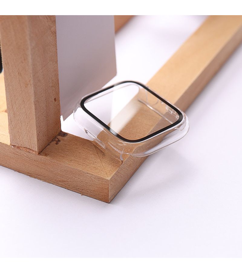 متوافق مع Apple Watch Series 4، 5، 6، SE 40mm، واقي شاشة زجاجي مقوى مزدوج الطبقات مع حافظة، 6 ألوان - Image 2