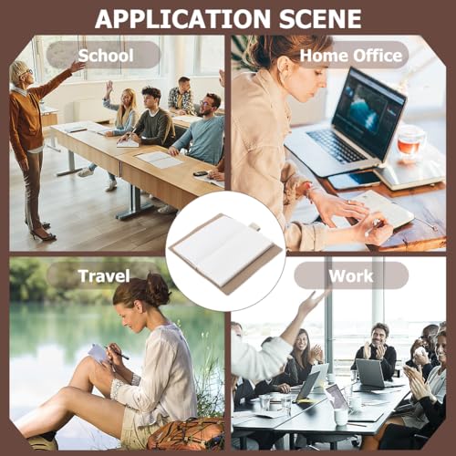 CALFOVERA A6 3D PU Leather Lace Textured Journal Notebook for Women Flower Embossed Carving Refillable Writing Notebooks with 3 Style Paper Inside 96 Page Pamphlet Daily Planner Bound Sketchbook - Image 5
