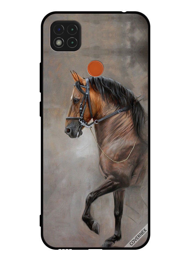Covernex Protective Case Cover For Xiaomi Redmi 10A Vintage Picture Of Horse - Image 1