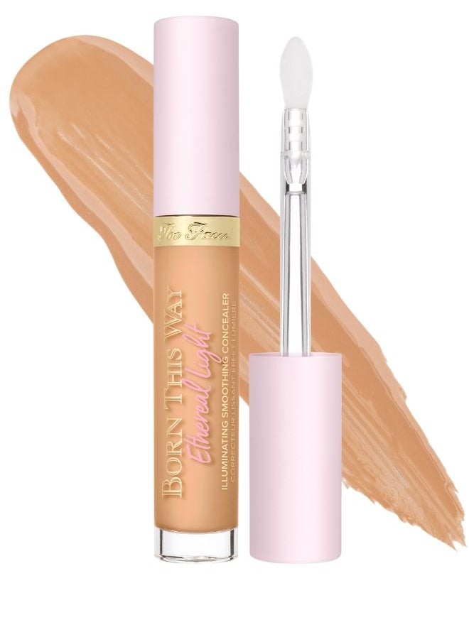 Too FacedCosmetics - Too Faced Born This Way Ethereal Light Illuminating Smoothing Concealer Café Au Lait - Medium With Rosy Undertones 5ml - Image 1