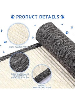 Cat Scratch Mat Sofa Protector Sofa ProtectorCat Scratch Furniture Sofa Protector with Natural Sisal for Protecting Furniture Couch Chair Sofa Shield Cat Care with  Cute Ball 43 * 12inch) - pzsku/Z85372FEAAD154BB66910Z/45/_/1728113337/59c0bbc2-b6e0-469f-bbae-0430796708df