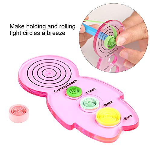 TUPARKA 15 PCS Paper Quilling Kits with 29 Colors 600 Strips Quilling Paper DIY Design Drawing Handcraft Tool - Image 3