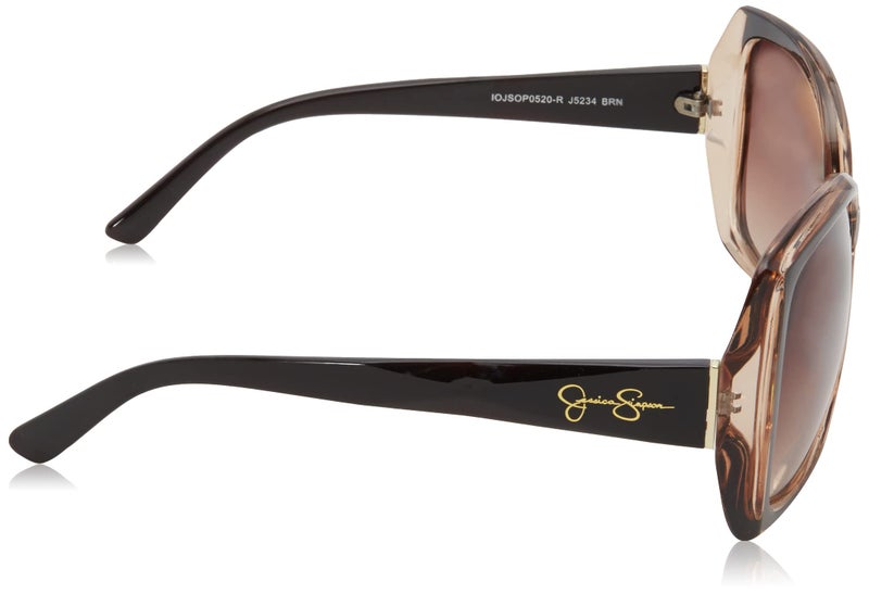 Jessica Simpson Women's J5234 Oversized Retro Butterfly Sunglasses with UV400 Protection - Glamorous Lightweight Sunglasses for Women, 60mm - Image 3
