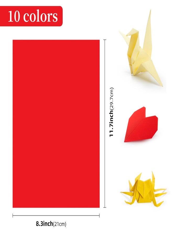 AIMI Assorted Colors Bulk for Kids School Supplies A4 Copy Paper Construction Paper Preschool Classroom Supplies Elementary Great for Arts Painting Coloring Drawing Crafts (100) - Image 4