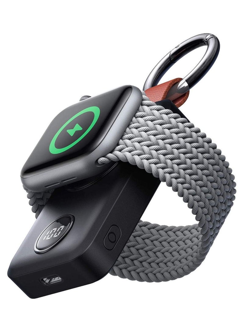 جوي روم JR-WQW01 2000mAh Portable Watch Wireless Charger Black - Image 2