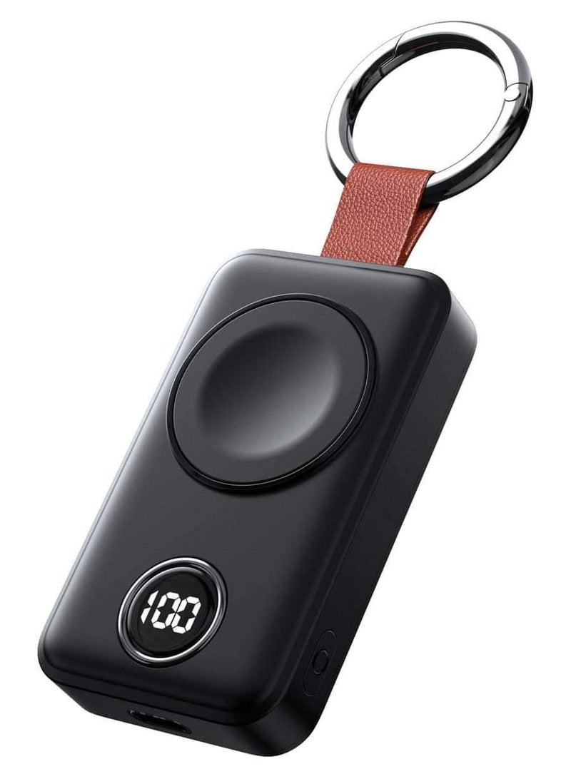جوي روم JR-WQW01 2000mAh Portable Watch Wireless Charger Black - Image 1