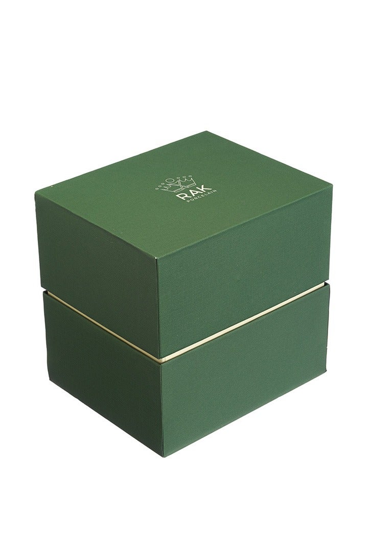 RAK Porcelain Rak Porcelain Triada Chocolate Box  12cm Square |  Elegant Porcelain Storage Box with Lid & Leather Base, Decorative Square Chocolate  Box , Luxury Display Container| Gift Box - Image 2