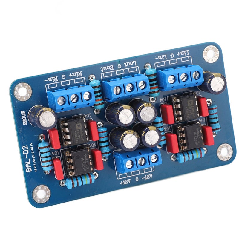 Balanced to Unbalanced Preamplifier Board Single Ended Signal Output Preamplifier Board for Amplifier Retrofit - Image 1