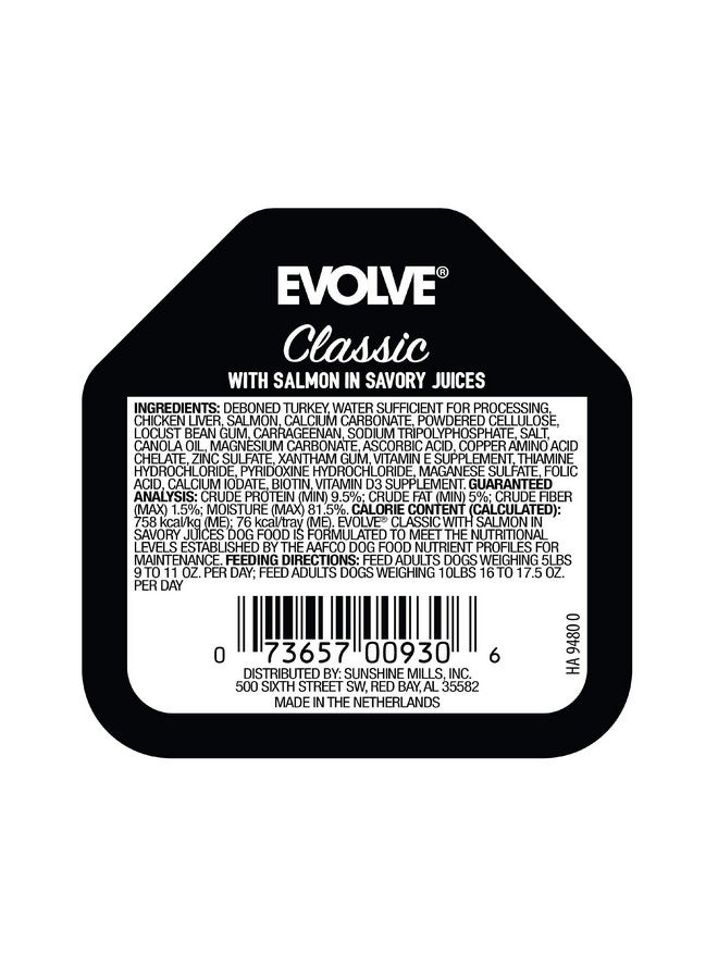 Evolve Classic Crafted Meals Salmon Recipe Dog Food (Pack Of 15) - Image 2
