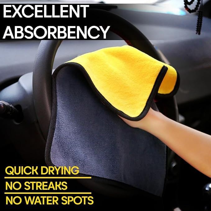 DADLM® 6 PCS - 3in1 Car Vacuum Microfiber Carr Duster Kit|Interior & Exterior Car Cleaning Detailing Tool|Scratch & Lint Free, Pollen Removing|Extendable Long Handle Duster (6 Pcs Car Combo Kit) - Image 5
