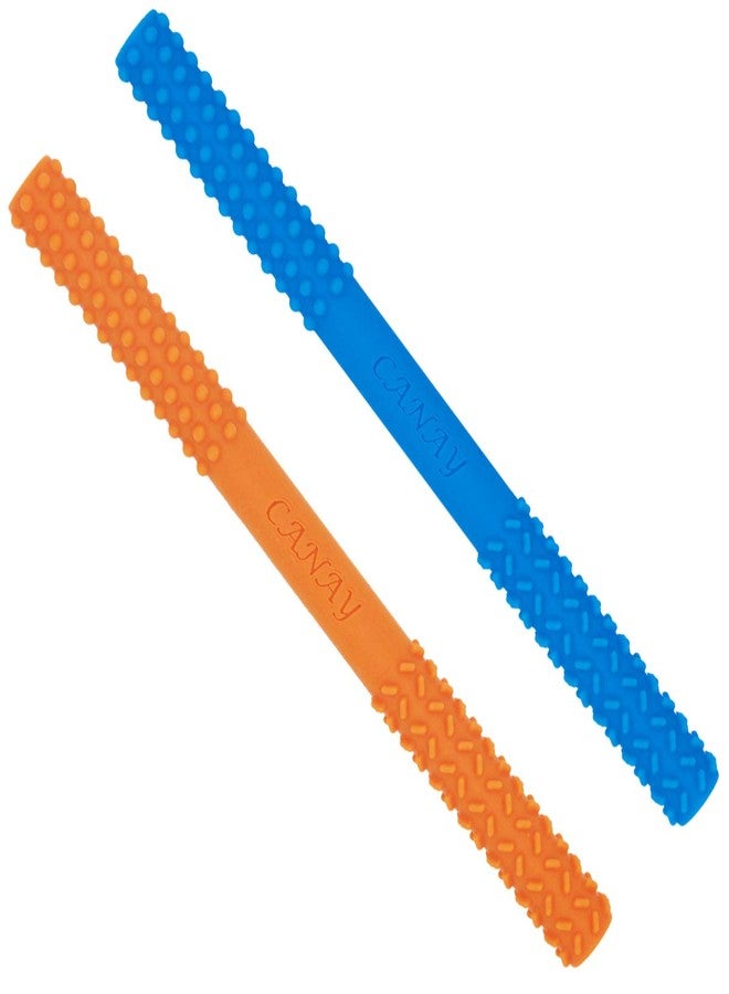 CANAY Hollow Chew Tubes Sensory Chew Toys for Autistic Children(2 Pack), Alt. to Chew Necklaces for Sensory Kids, Teething, Oral Motor Stimulation, ADHD, SPD - Image 1